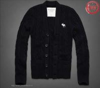 heren abercrombie and fitch truien cardigan knop twisting donkerblauw zwart Winkel Hoenzadriel 8rkev792